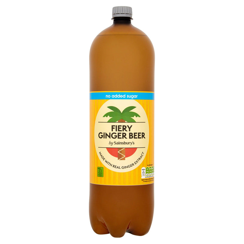 Sainsbury's Diet Ginger Beer 2L bottle (British brand)