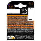 Duracell Plus Alkaline C batteries pack of 2, UK version