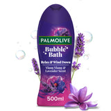 Sainsburys Palmolive Relax & Wind Down Bubble Bath Soak Ylang Ylang Lavender 500ml- Buy online at McGrocer