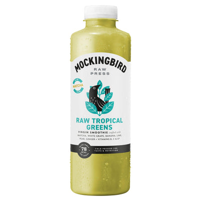 Sainsburys Mockingbird Raw Press Raw Tropical Greens Smoothie 750ml- Buy online at McGrocer