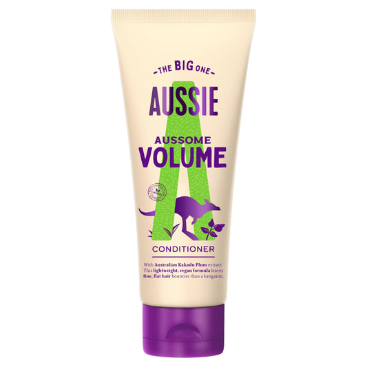 Aussie Aussome Volume Vegan Hair Conditioner for Fine Flat Hair 350ml