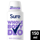 Sainsburys Sure Rio Coconut Whole Body Deodorant Spray 150ml- Buy online at McGrocer