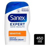 Sainsburys Sanex Expert Skin Health Sensitive Shower Gel Body Wash 450ml- Buy online at McGrocer
