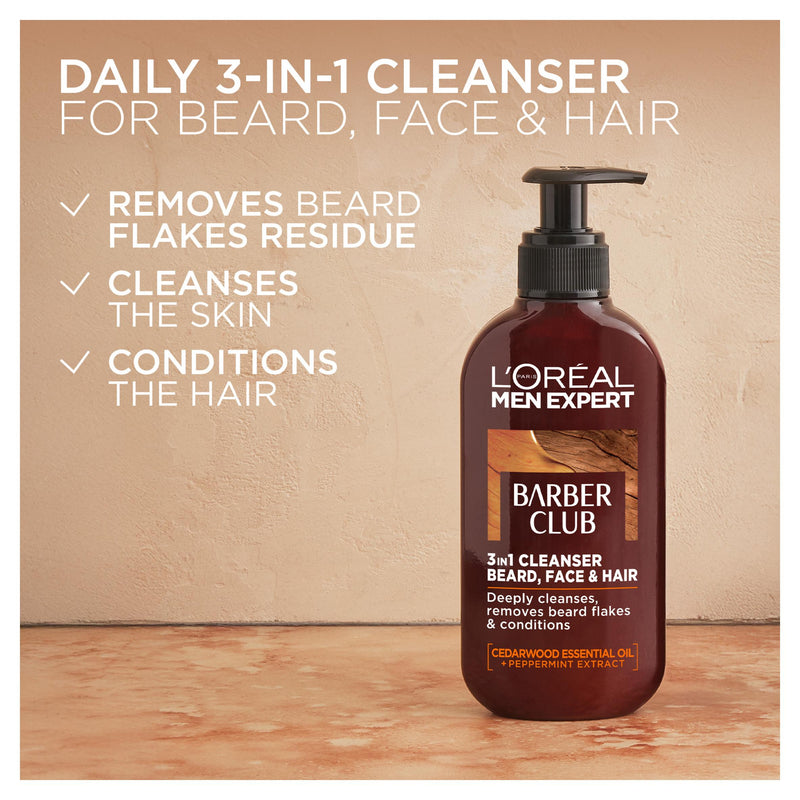 L'Oreal Men Expert beard face wash 200ml, UK version