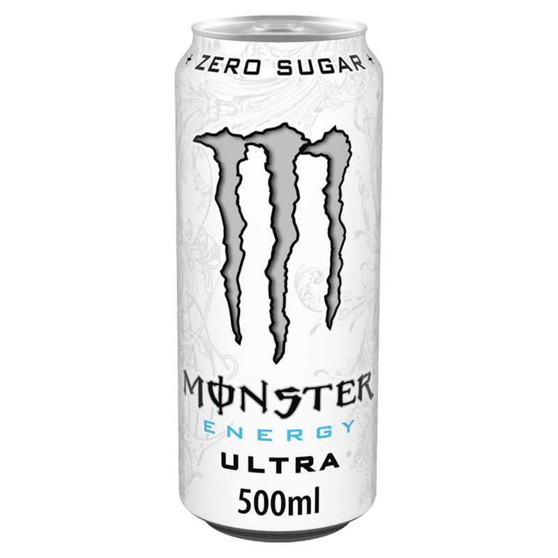 Monster Energy Ultra zero sugar drink 500ml, UK version