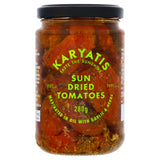 Sainsburys Karyatis Sun Dried Tomatoes Marinated with Garlic and Herbs 280g- Buy online at McGrocer