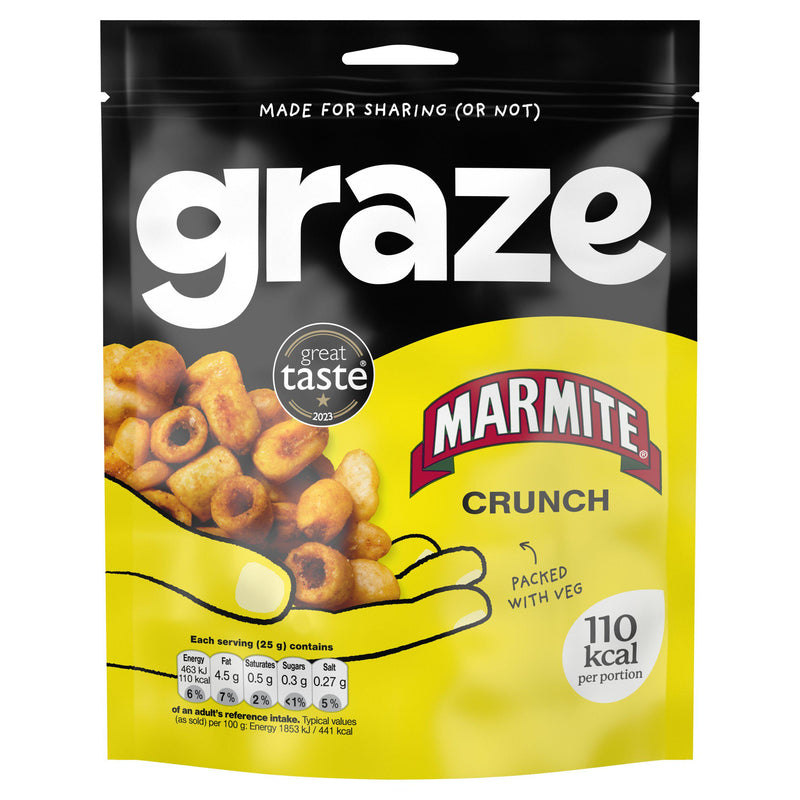 Graze snack mix Marmite Roasted Crunch 100g (British brand)