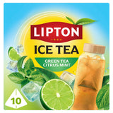 Lipton green tea citrus mint pyramid tea bags 10 pack - British product