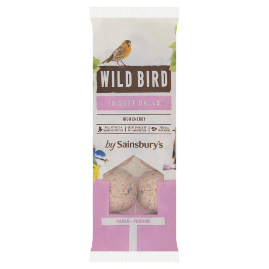Sainsbury's Wild Bird Suet Balls x10 GOODS Sainsburys   