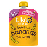 Ella's Kitchen organic bananas baby food pouch 70g - British product