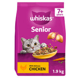 Sainsburys Whiskas Biscuits Chicken Senior Complete Dry Cat Food 1.9kg- Buy online at McGrocer