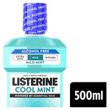 Sainsburys Listerine Essentials Milder Taste Cool Mint Mouthwash 500ml- Buy online at McGrocer