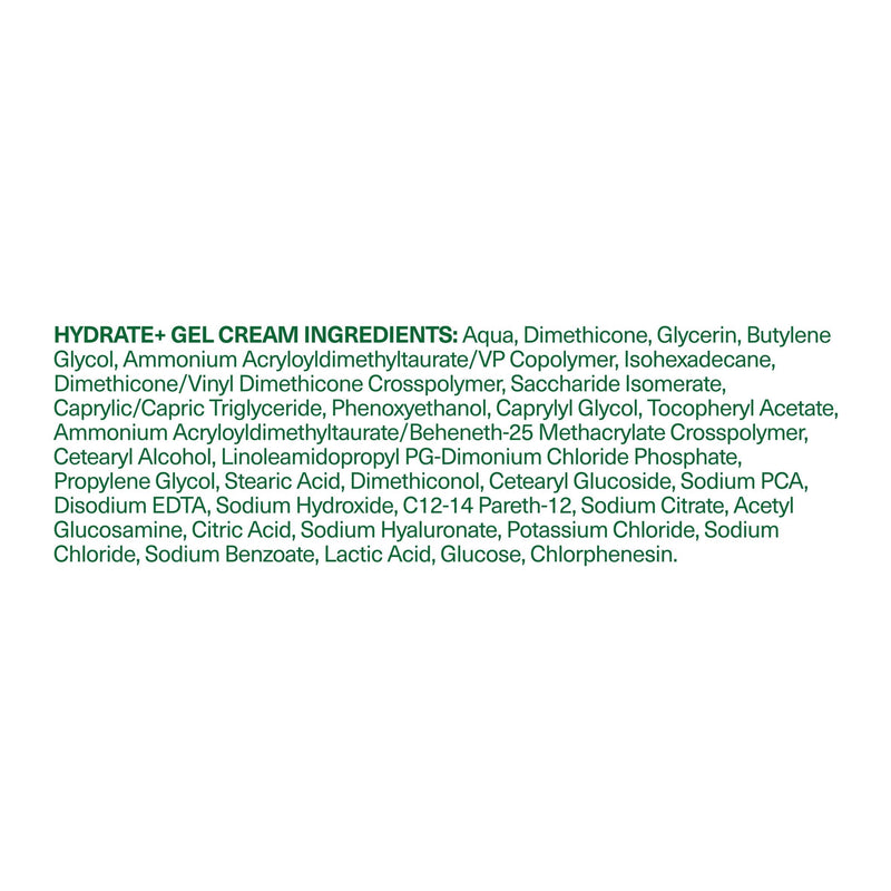 Simple Hydrate+ Gel Cream facial moisturiser 50ml (British brand)