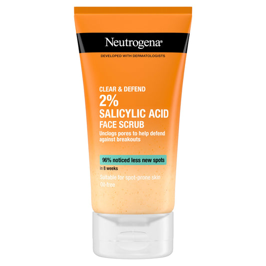 Neutrogena Clear & Defend Facial Scrub 150ml GOODS Sainsburys   
