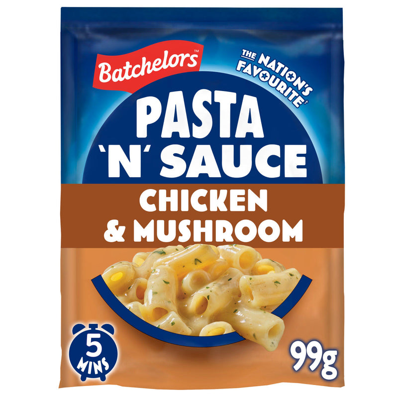 Batchelors pasta n sauce chicken mushroom 99g, UK version