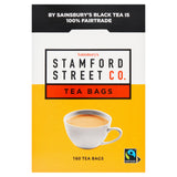 Stamford Street Co. Fairtrade black tea bags 160 pack 400g (British brand)