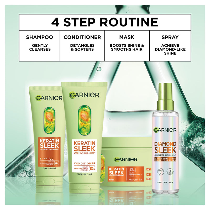 Garnier Keratin Sleek conditioner 200ml, UK version