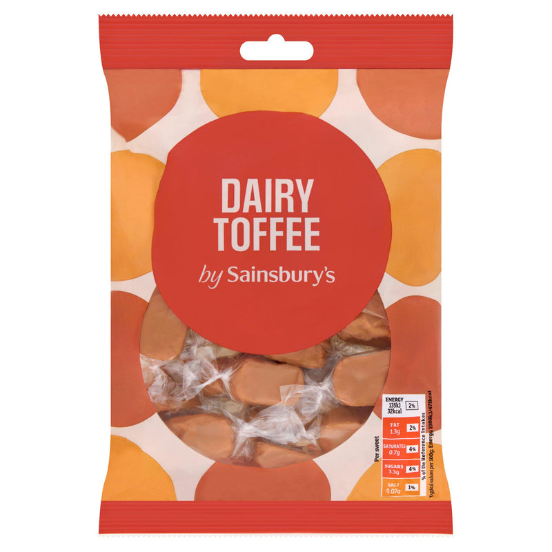 Sainsbury's Dairy Toffee 200g - British product