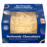 Sainsbury's white chocolate Madeira cake 820g (British brand)
