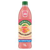 Sainsburys Robinsons Fruit & Barley Pink Grapefruit Squash 1L- Buy online at McGrocer