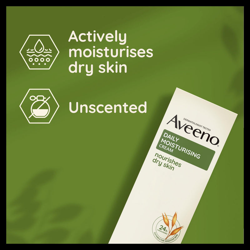 Aveeno moisturiser for dry sensitive skin 100ml (British brand)