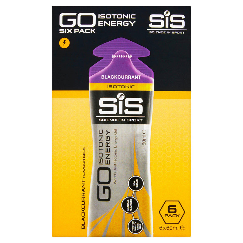 SiS energy gel blackcurrant 6x60ml - British product