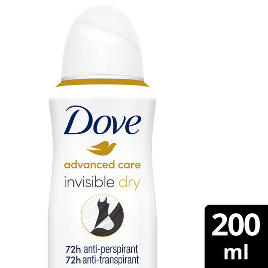Dove Advanced Care Invisible Dry White Freesia & Violet Flower Scent Anti Perspirant 200ml GOODS Sainsburys   