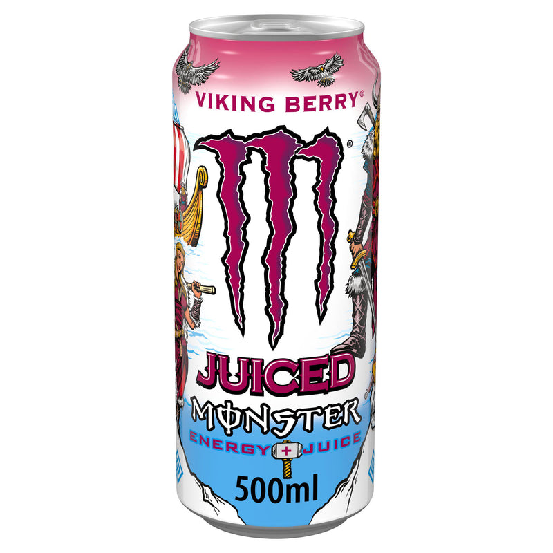 Monster Viking Berry energy drink 500ml can, UK version