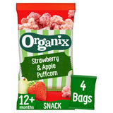 Sainsburys Organix Strawberry Apple Puffcorn Organic Baby Snacks 4x10g- Buy online at McGrocer
