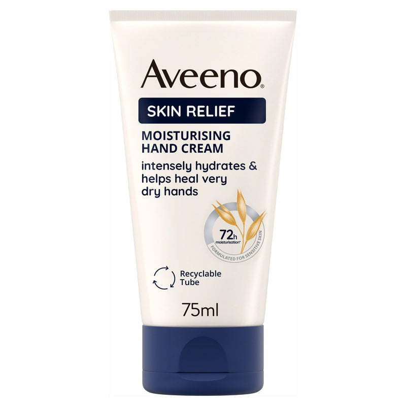 Aveeno Skin Relief Hand Cream 75ml, imported from the UK