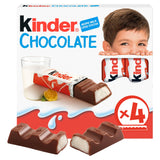 Sainsburys Kinder Small Multipack Chocolate Bars 4 x 12.5g- Buy online at McGrocer