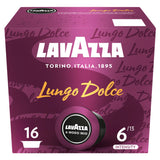Lavazza Lungo Dolce coffee capsules 16 count - British product