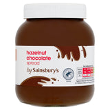 Sainsbury's Hazelnut Chocolate Spread 750g (British brand)