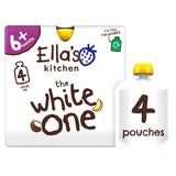 Sainsburys Ella's Kitchen Organic The White One Smoothie Multipack Baby Food Pouches 6+ Months 4x90g- Buy online at McGrocer