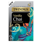 Twinings Vanilla Chai Tea Bags 40g pack (British brand)