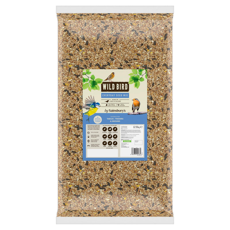 Sainsbury's Wild Bird Everyday Seed Mix 12.55kg - British product