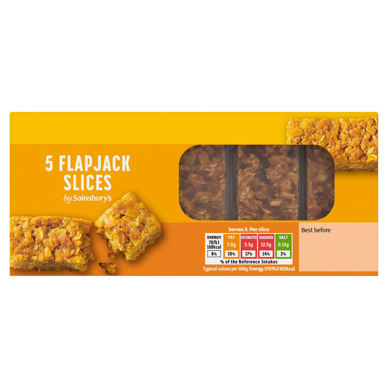 Sainsbury's Flapjack Slices 160g, imported from the UK