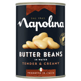 Sainsburys Napolina Butter Beans in Water 400g- Buy online at McGrocer