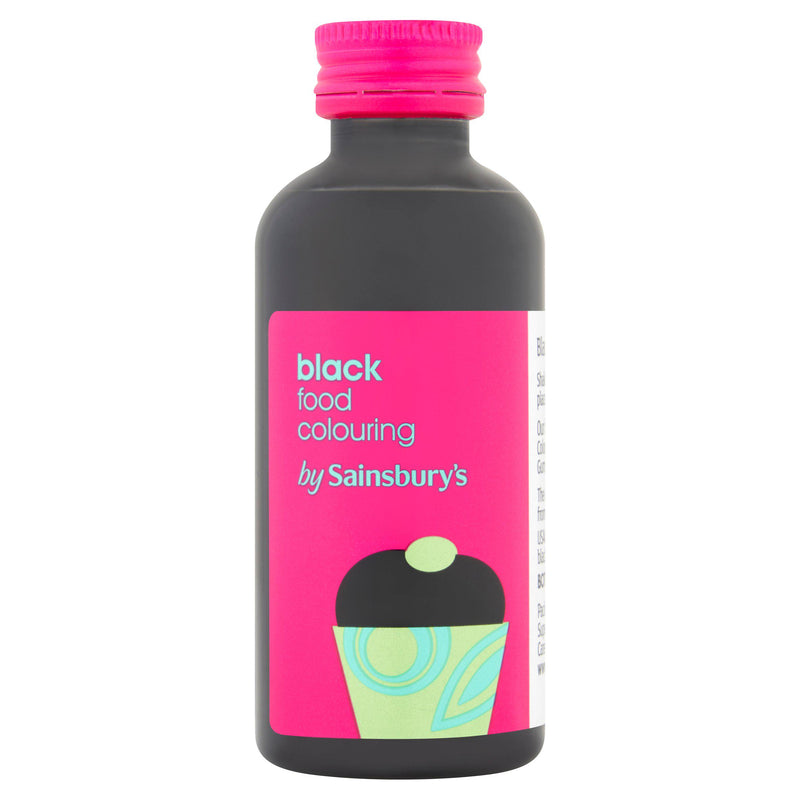 Sainsbury's Black Food Colouring 60ml (British brand)