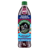 Robinsons double strength apple blackcurrant squash 1L - British product