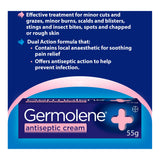 Germolene Antiseptic Cream Dual Action 55g - British product