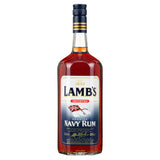 Lamb's Genuine Navy Dark Rum 1L bottle (British brand)