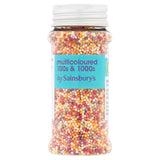 Sainsbury's 100s & 1000s cake sprinkles 80g, imported from the UK