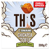 Omami chilli spiced chickpea tofu 200g, imported from the UK