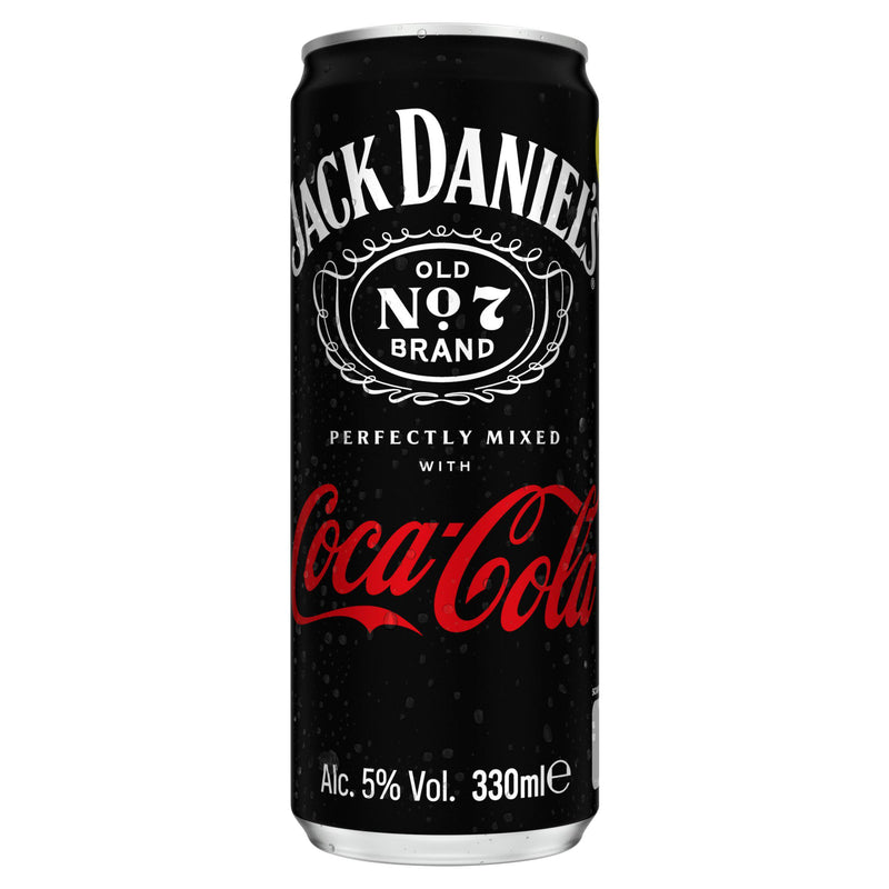 Jack Daniel's Coca-Cola 330ml can - British product