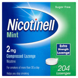 Sainsburys Nicotinell Mint Lozenge Stop Smoking Aid 2mg 204 Pieces- Buy online at McGrocer