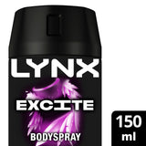 Sainsburys Lynx Excite 48h Deodorant Body Spray for Men 150ml- Buy online at McGrocer