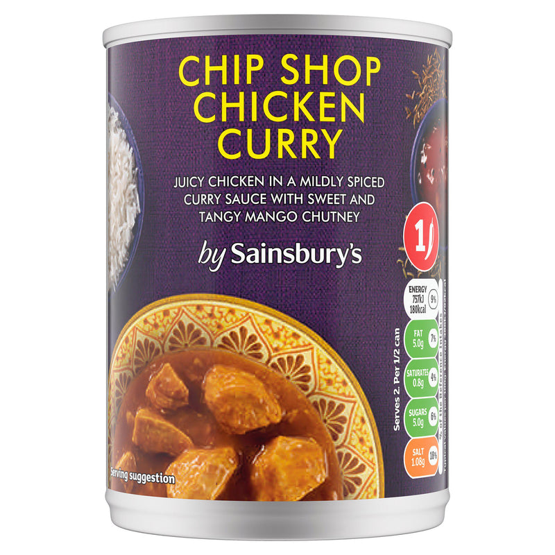 Sainsbury's chip shop curry sauce 392g - British product