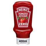 Sainsburys Heinz Tomato Ketchup Zero Added Sugar & Salt 400ml- Buy online at McGrocer