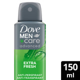 Sainsburys Dove Men+Care Advanced Extra Fresh Antiperspirant Deodorant Spray 150ml- Buy online at McGrocer